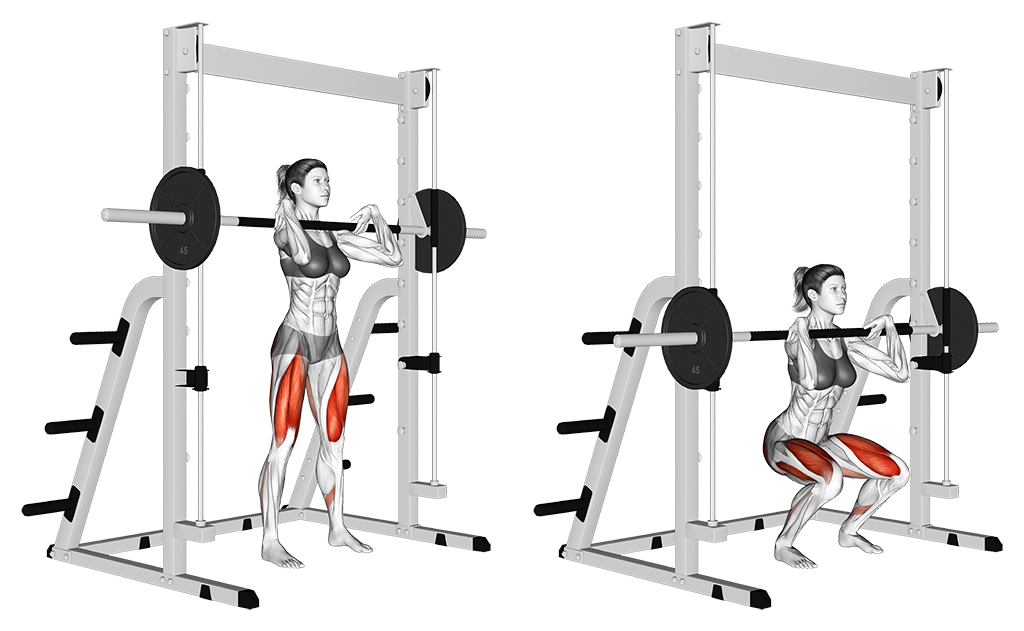 Smith Machine Front Squat