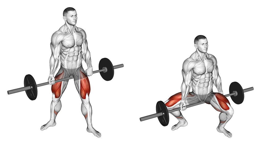 Barbell Jefferson Squat